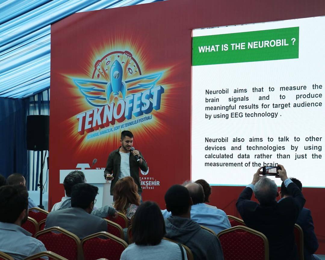 Teknofest'te sunum yapıyoruz